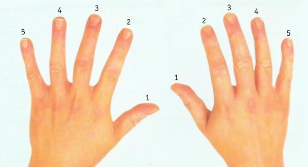 обозначение пальцев при игре на фортепиано