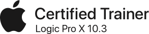Сертифицированный преподаватель Logic Pro X 10.3